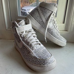 nike air force 1s’ high/ just do it